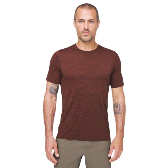 Lululemon Men's Metal Vent Breathe Short Sleeve Shirt Magma/Sequoia XXL - Picture 1 of 12